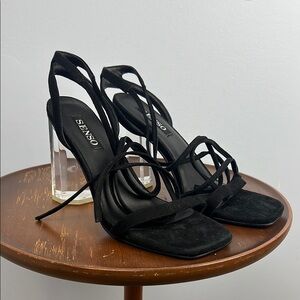 Senso Vee size 39 women’s clear geometric block heel